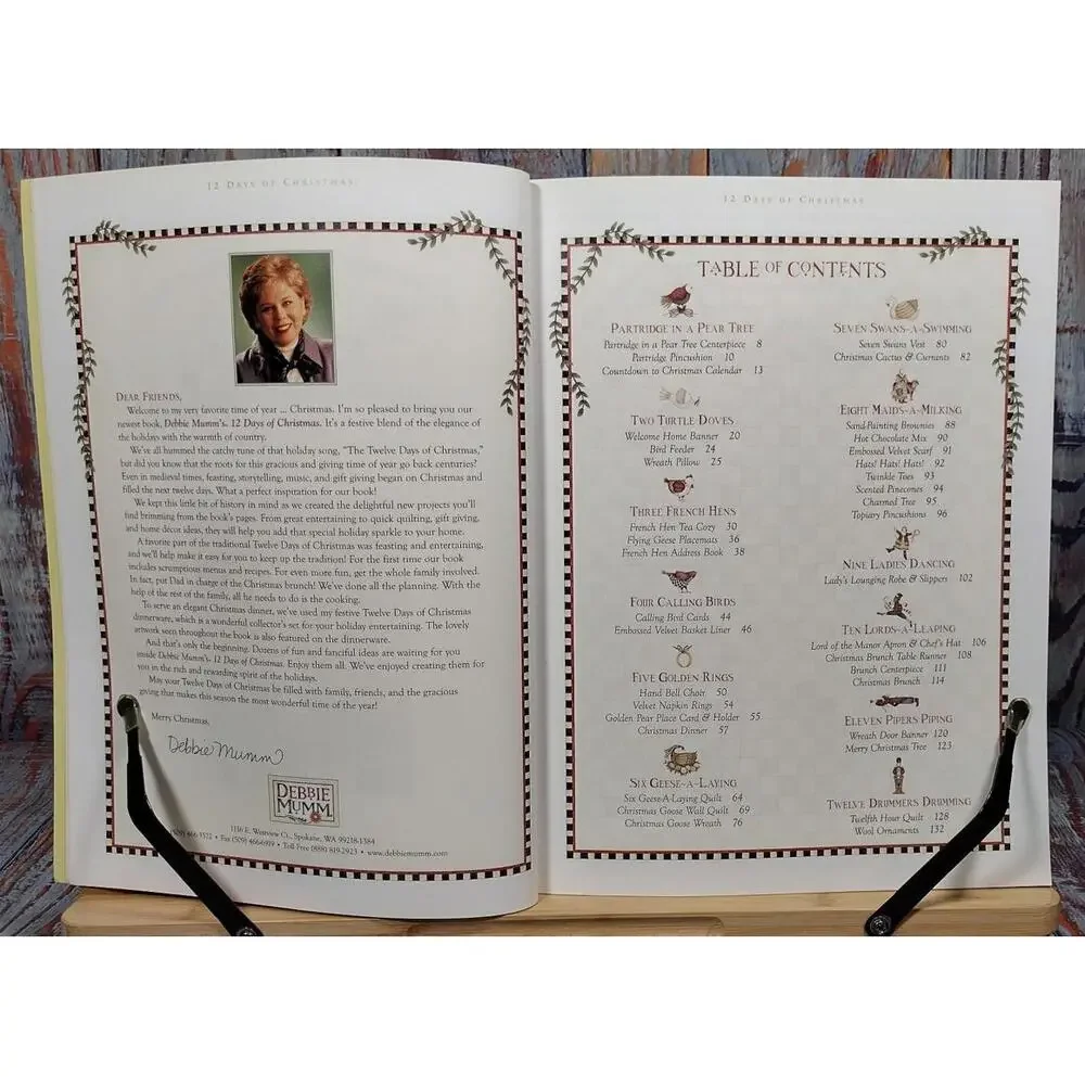 Debbie Mumm 12 Days of‎ Christmas Sewing Instruction Book